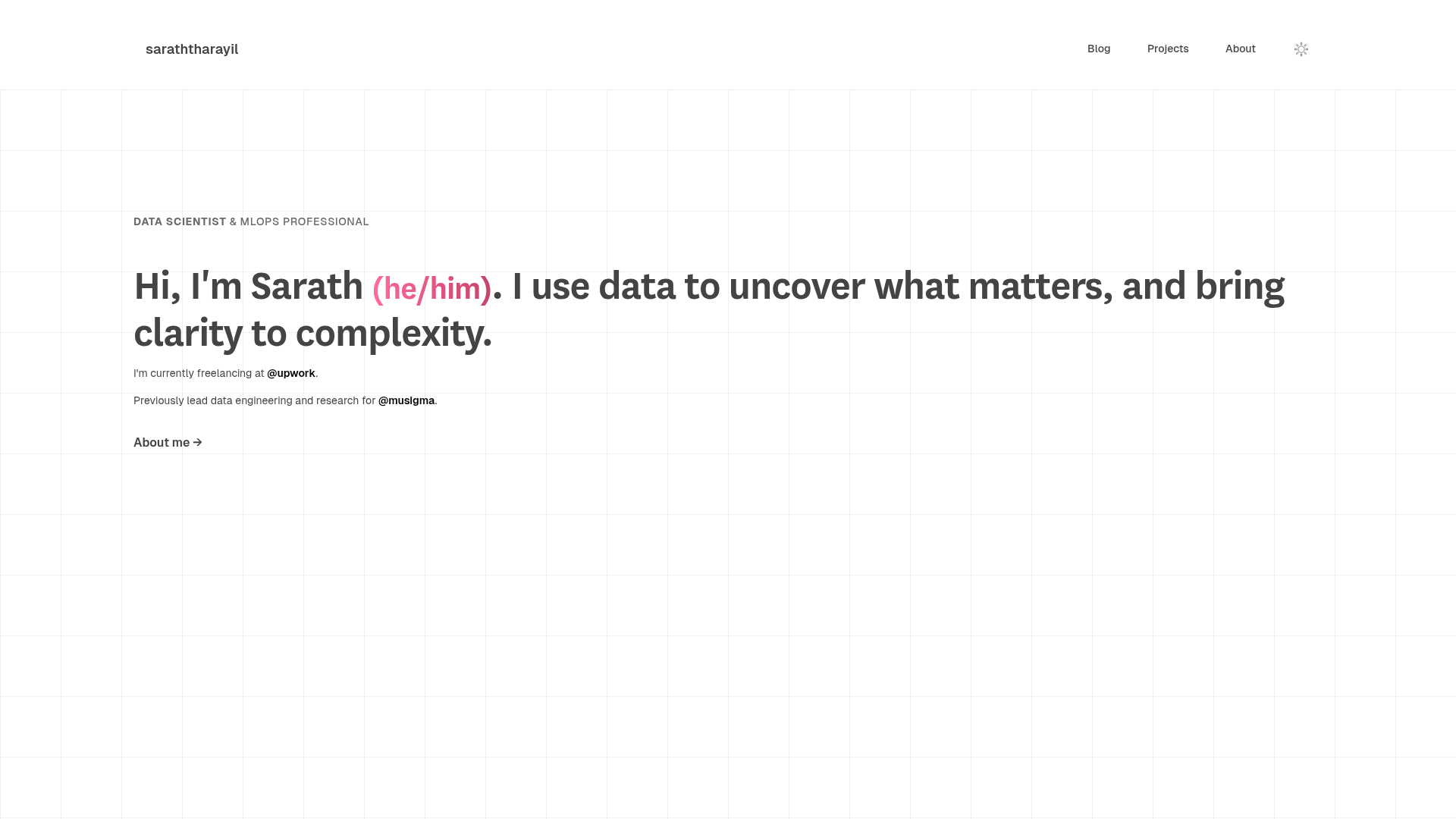 Grid background version with DATA SCIENTIST and MLOPS PROFESSIONAL hero text